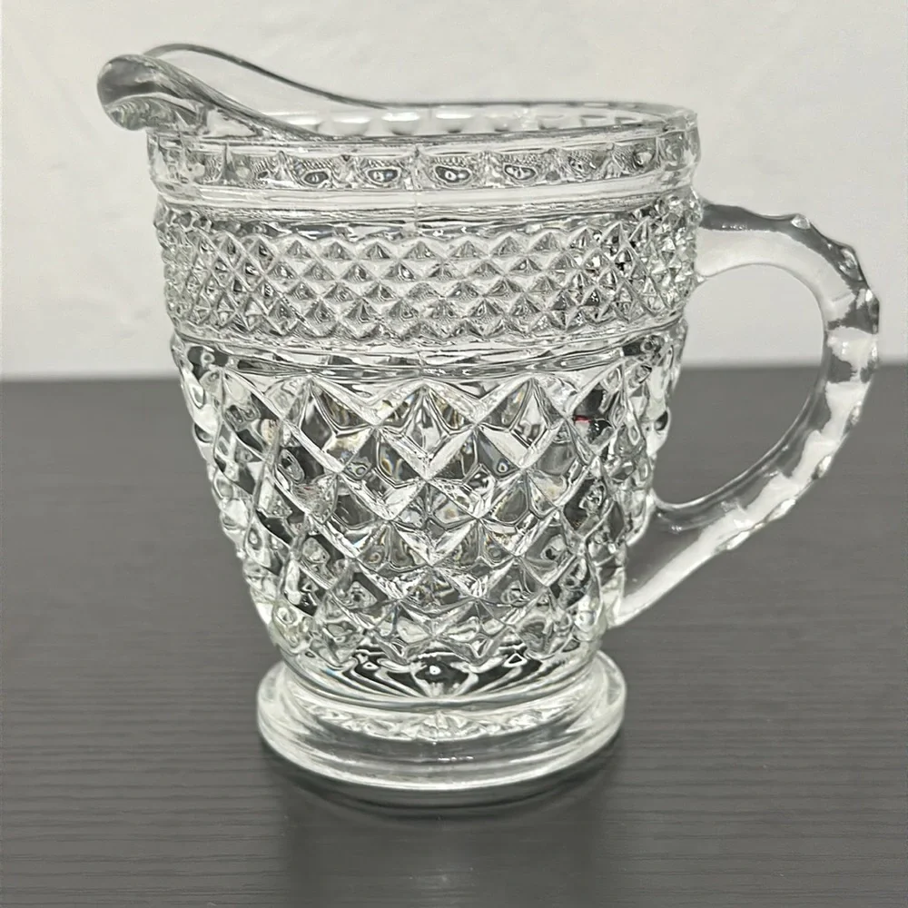 Wexford Anchor Hocking Pressed Glass 8oz Creamer